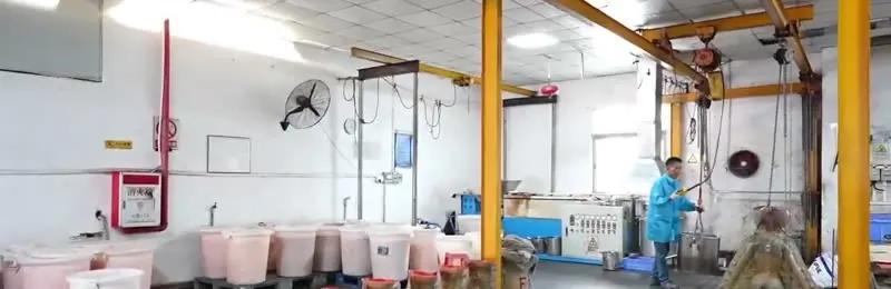 Aifei factory, injection workshop, still from our factory video