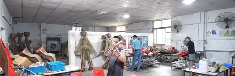 Aifei factory, molding workshop, still from our factory video