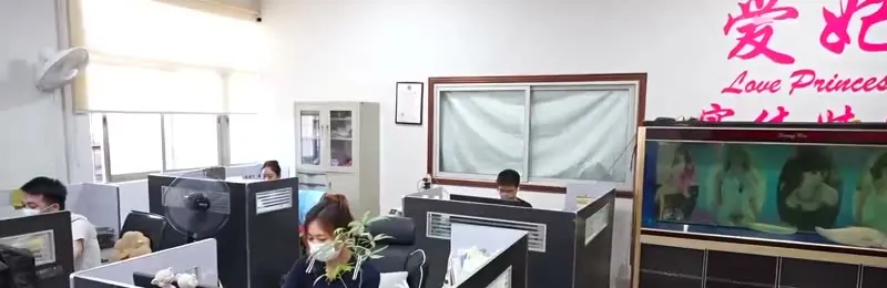 Aifei factory, sales office, still from our factory video